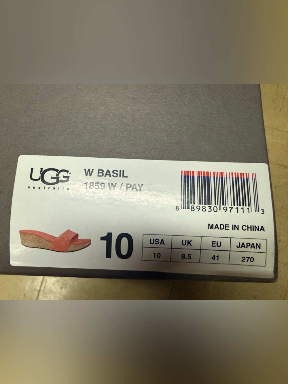 UGG Coral Suede Slide Sandals - Picture 3 of 4